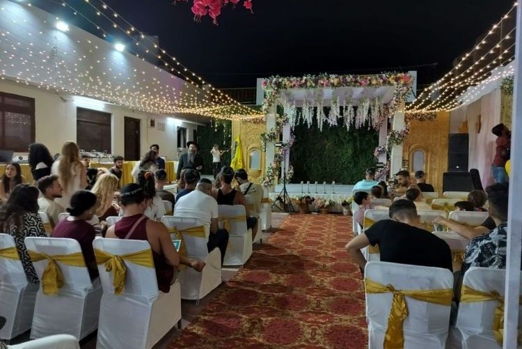 היסטוריה בהודו: חתונה יהודית בבית חב״ד פושקר