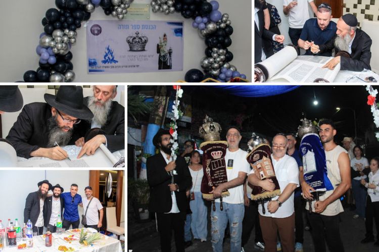 בתהלוכה מפוארת: ספר התורה הוכנס לבית חב"ד בפיליפינים