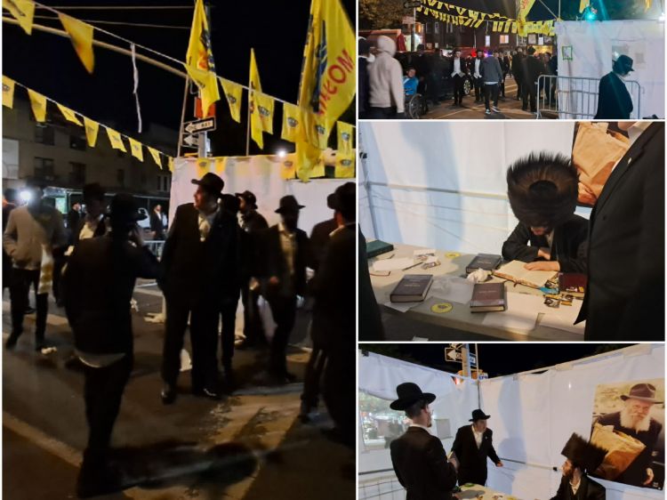מאות כתבו למלך המשיח בשמחת בית השואבה