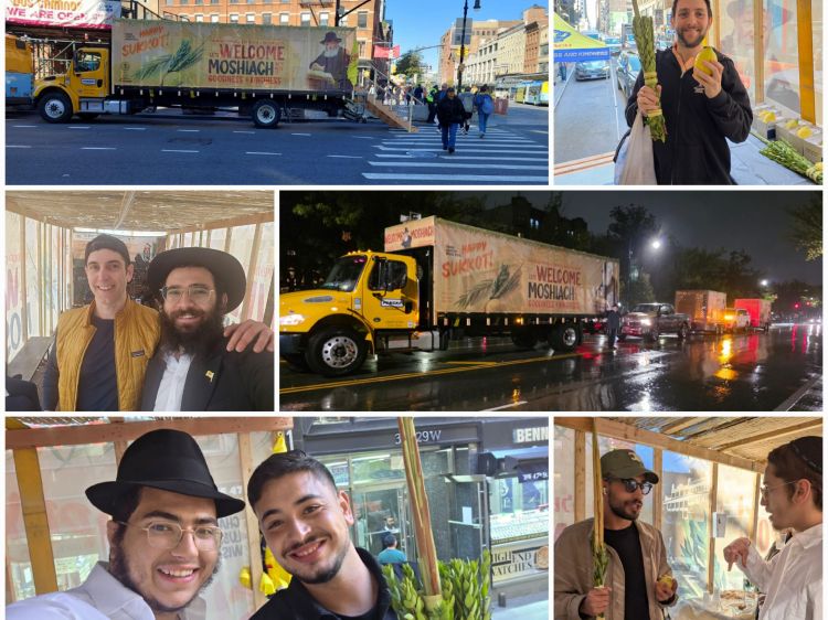 שיא חדש במנהטן: 5 שנים ל"סוכה הניידת הגדולה בעולם"