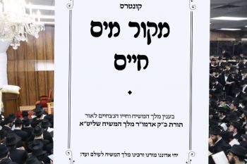 קונטרס חדש: מקור מים חיים