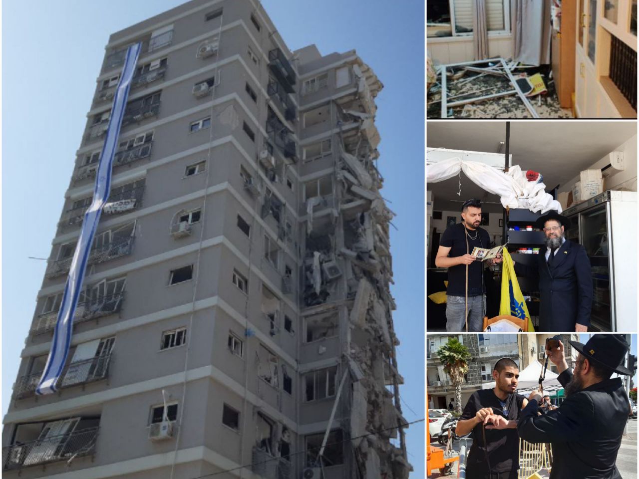 פעילות עם הכוחות במקום נפילת הטיל בבת ים