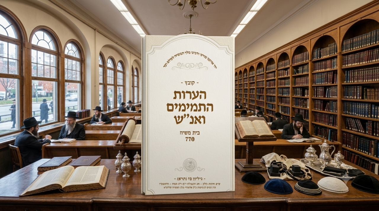 להורדה: הערות התמימים 770 בית משיח