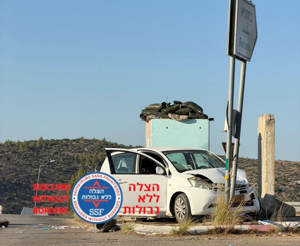 פיגוע דריסה בכביש 443: לוחם מילואים נפצע קשה, המחבל חוסל
