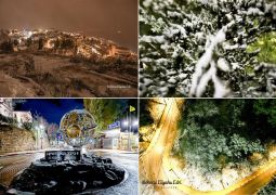 השלג בישראל: גלריה מרהיבה מעיר הקודש צפת