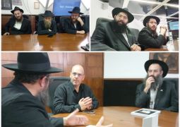 בת ים: השלוחים בפגישה עם ראש העיר