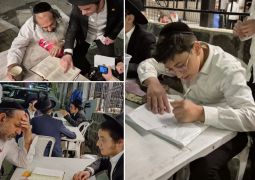טבריה: הפצת המעינות בערב ראש חודש סיוון