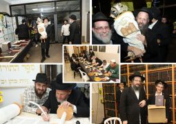 ראשל"צ שמחה עם התורה: סיקור מהמעמד החגיגי