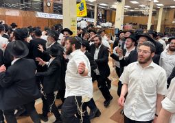 משנכנס אדר: ריקודי מרבין בשמחה ב770