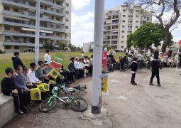 בשכונה החרדית בבת ים צעדו בתהלוכה