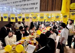 שמחה והתעוררות רבה בהתוועדות ג' תמוז ב770