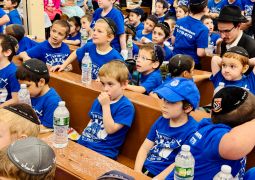 ט"ו אב ב770: הילדים הגיעו לראלי