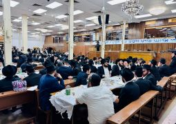 ב770 התוועדו לרגל יום הילולת ר' לוי יצחק